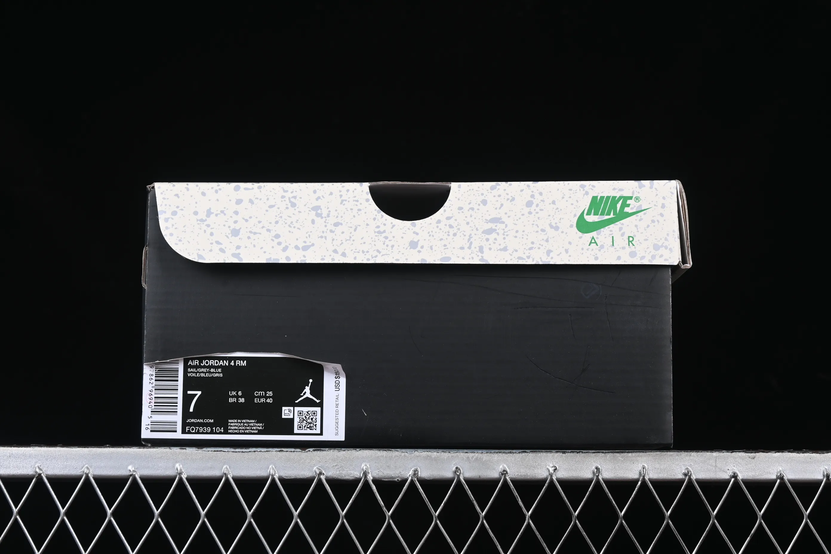 All categories Air Jordan Jordan series basketball shoes Air Jordan 4 Air Jordan 4 "Remastered" AJ4 Joe 4 remake white and blue FQ7939-104